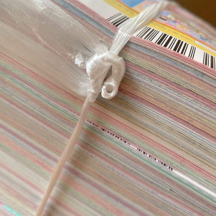 ダイソー 新聞、段ボール、書籍を簡単に縛る