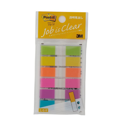 スリーエム ジャパン ポストイットフィルムインデックスMC5 サイズ 40×18mm 10枚×3パッド 686MC-5- ☆ネコポス :ジムエールYahoo!店 - 通販 - Yahoo!ショッピング