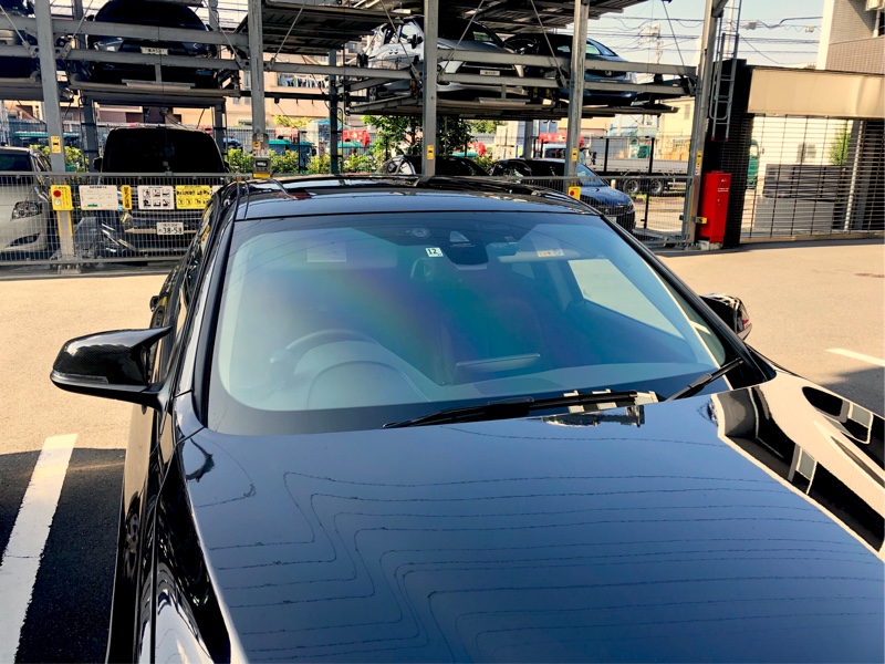 ゴーストフィルム施工認証店車検対応のオーロラフィルムを使用