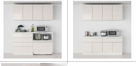 カップボード・食器棚 周辺収納システムキッチン オフェリアホームビルダーさま向け商品タカラスタンダード