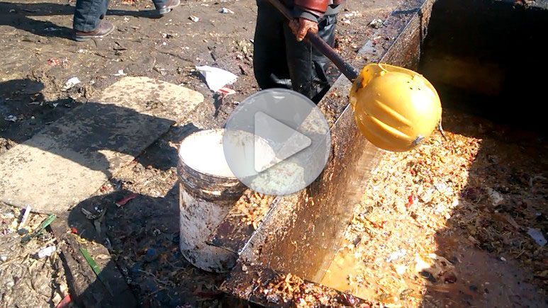 地溝油混充食用油強冠200公噸全下肚