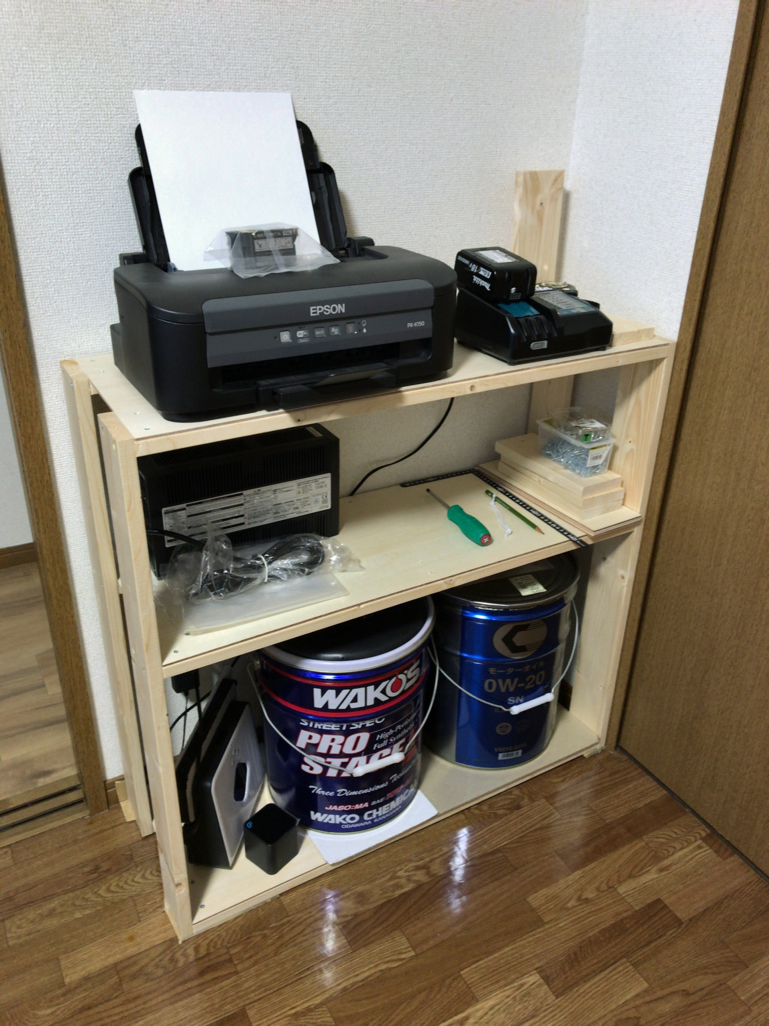 オリジナルサーバーラック構築kuwaly@ぼっち情シス