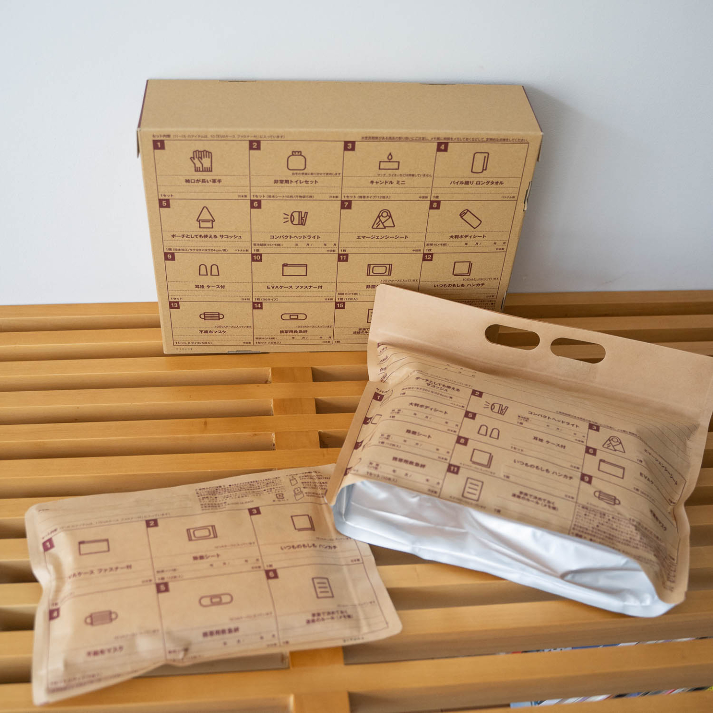 MUJI いつものもしも持ち出しセット 防災用 無印良品 防災 - メルカリ