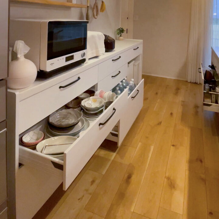 パナソニック Panasonic ラクシーナのウォールキャビネットKitchen Navi