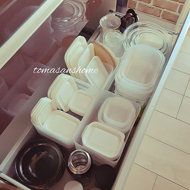 ダイソー タッパー収納のアイデア・おすすめ商品・おしゃれな実例RoomClip ルームクリップ