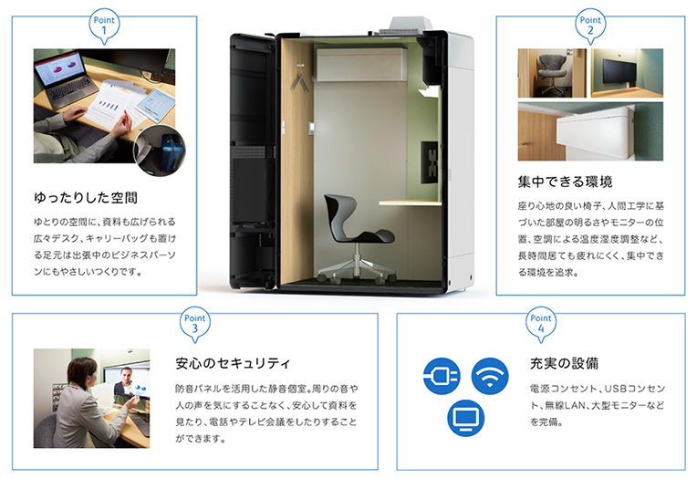 ちょっと使ってみたい「駅の個室ブース」の料金、利用手順、感染対策@DIME アットダイム