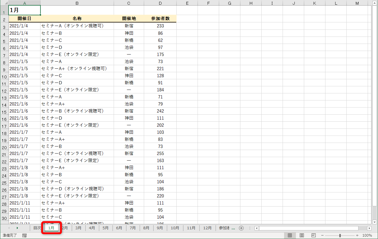 Excel シート間の目次の作り方 VBA不要・自動更新CONSULTING CAMPUS