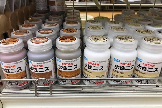 ダイソー 木部工作用 水性ニス のパーツレビューエブリイワゴン kazumi90ノーツみんカラ