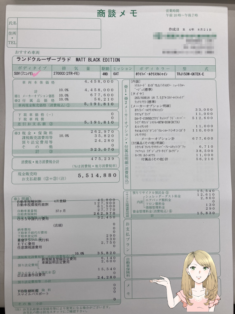 ランドクルーザープラドの限界値引きとリセールバリューの高いグレード&オプションをレポート夢あるカーライフ 夢カー