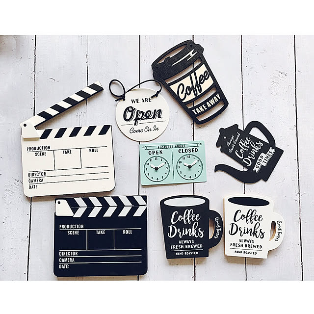 100均 カチンコボードの商品を使ったおしゃれなインテリア実例RoomClip ルームクリップ