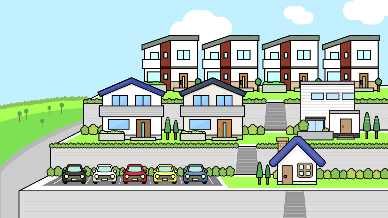 ひな壇の土地で後悔しないために建築家紹介センタ