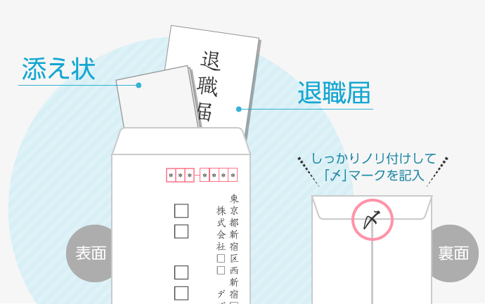 退職届の封筒の選び方や書き方郵便番号・サイズ・折り方について解説！JobQ ジョブキュー