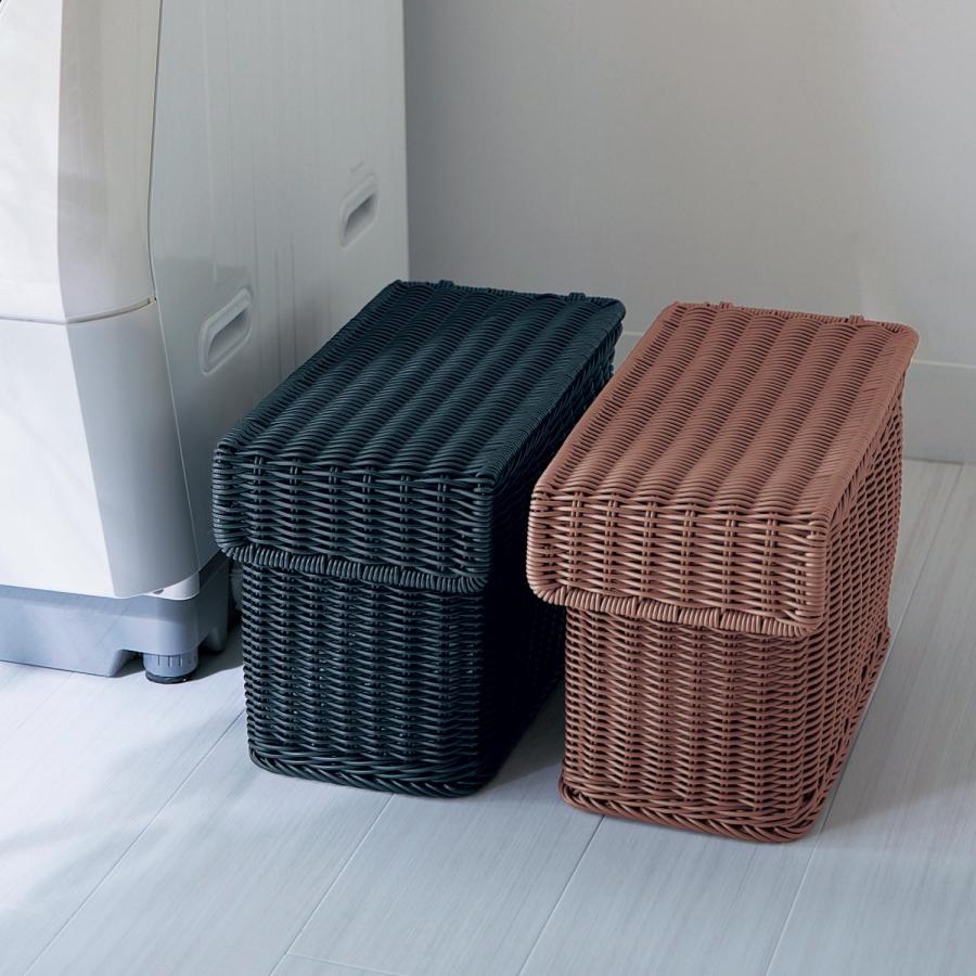 脱衣室＊浮かせるランドリーバッグhinatabocco diary☆