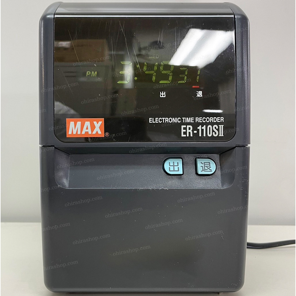 値下げ中 タイムレコーダー MAX ER-60SU カード付き オフィス用品