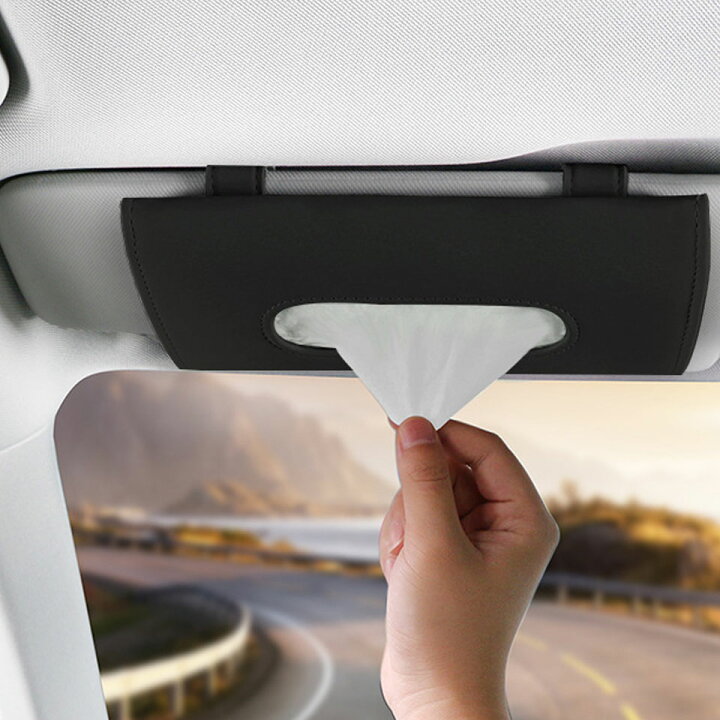 シンプル 帆布 どこにでも掛けられるボックス ティッシュカバー 水色 ティッシュケース 吊り下げ 車 キッチン その他インテリア雑貨 manon 通販7545860Creema クリーマ