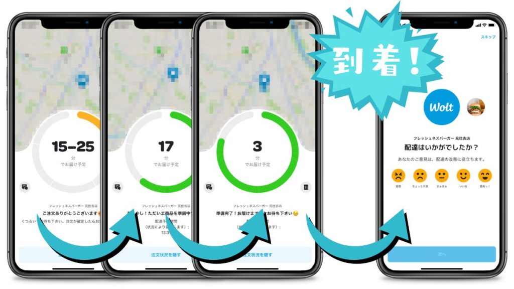 Wolt ウォルト 」の初回＆2回目以降に使えるクーポンを紹介！おもてなし精神の秘密もはらへり