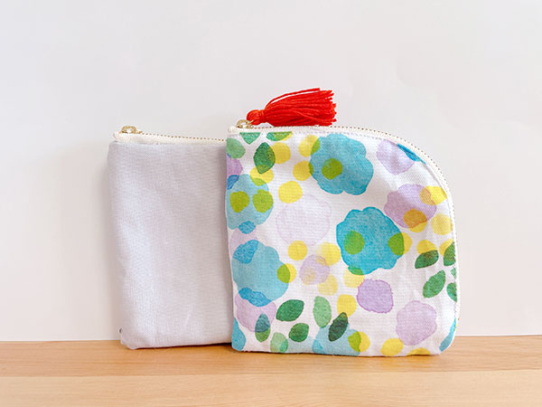 端切れでできる ちょうどサイズの小銭入れ 作り方・型紙 Zipper Pouch Coin Purse Tutorial & Patternどんぐりの日々の楽しみ