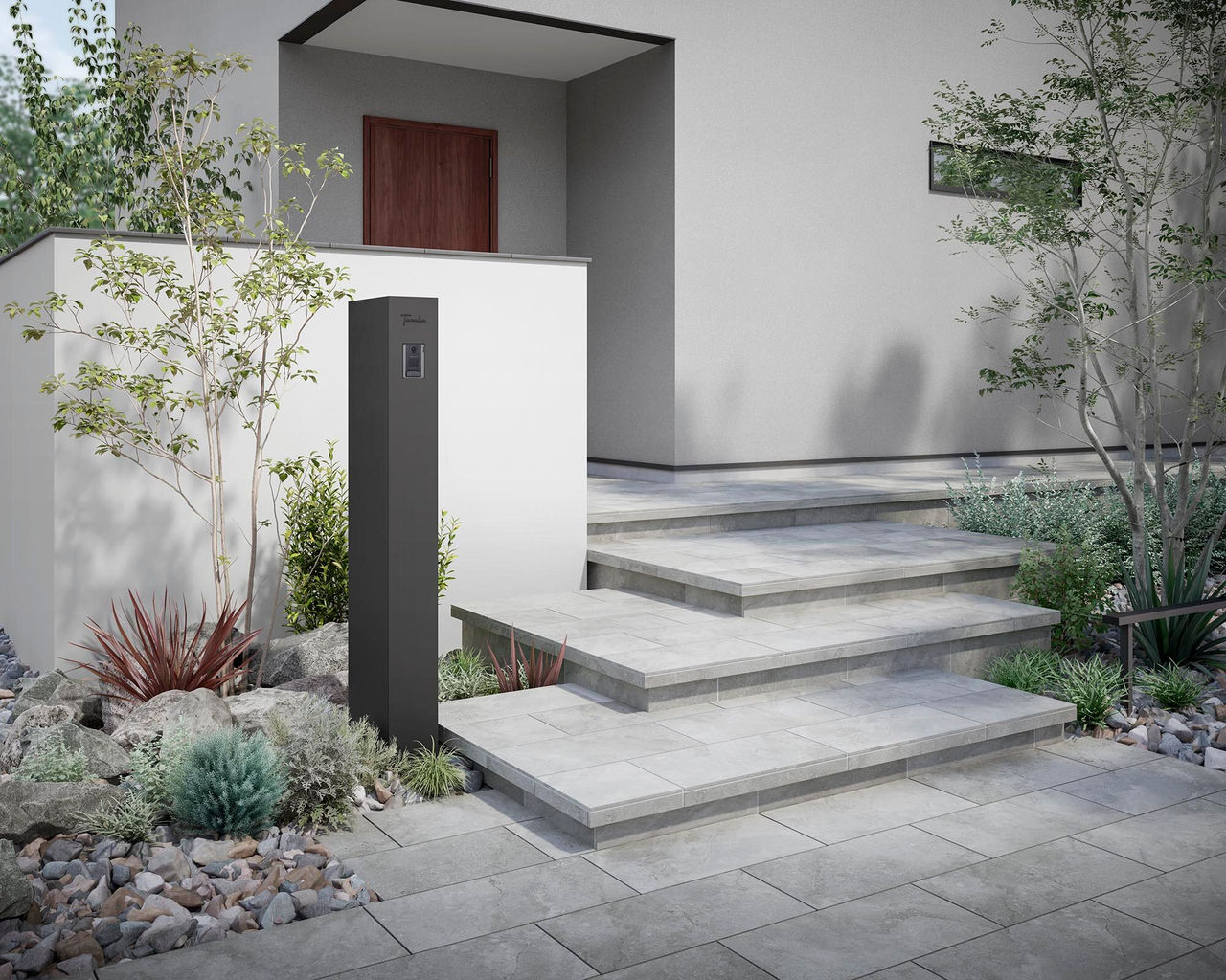 機能門柱 宅配ボックス 表札 LIXIL 機能門柱FT 宅配ボックス付き サイン付き商品のみリクシル 郵便受け 表札付き ポスト 一体型屋外 後付け diy おしゃれ リフォーム 置き配ボックス ポストセット 戸建 再配達削減 SDGs 宅配 BOX 玄関 施工例 サイン 門柱 スリム