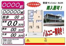 不動産広告チラシ渋谷区・港区の中古マンション・不動産情報ララハウス青山支店