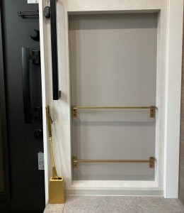 スリッパBOX ニッチ収納 埋込収納棚 ミラー扉 右開きトールタイプ 幅37.5cm 高さ175cm MA-NTSL370EMRMARGINONLINE SHOP