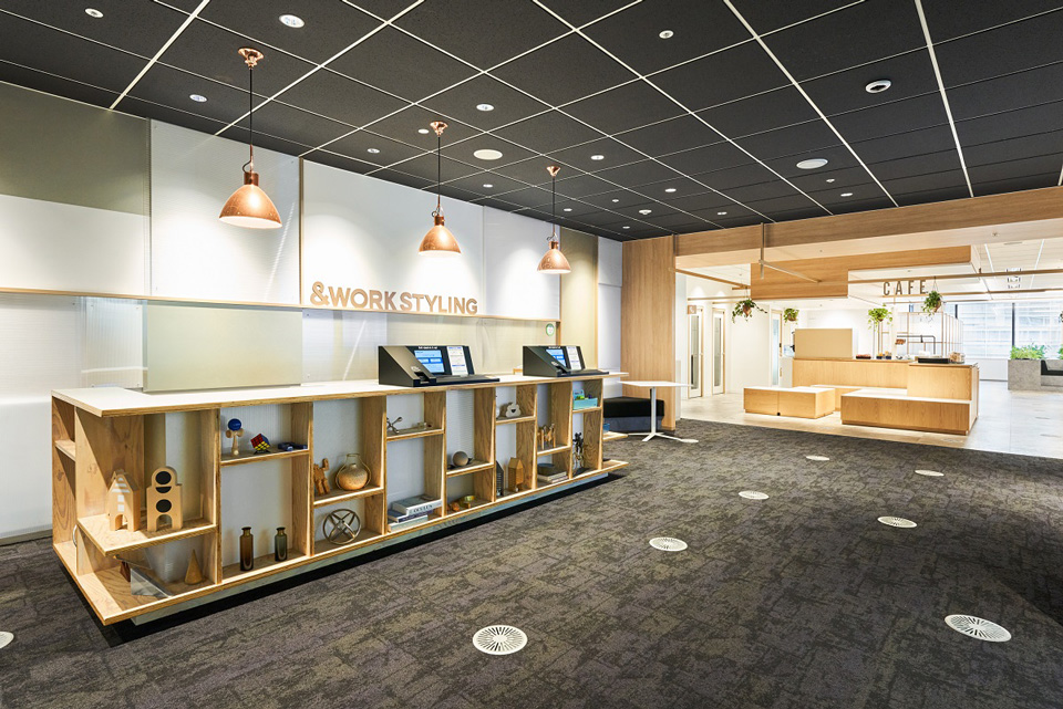 日比谷のレンタルオフィス「ワークスタイリング 東京ミッドタウン日比谷」FLEX レンタルオフィス・フレックスオフィス三井不動産のオフィスサービス