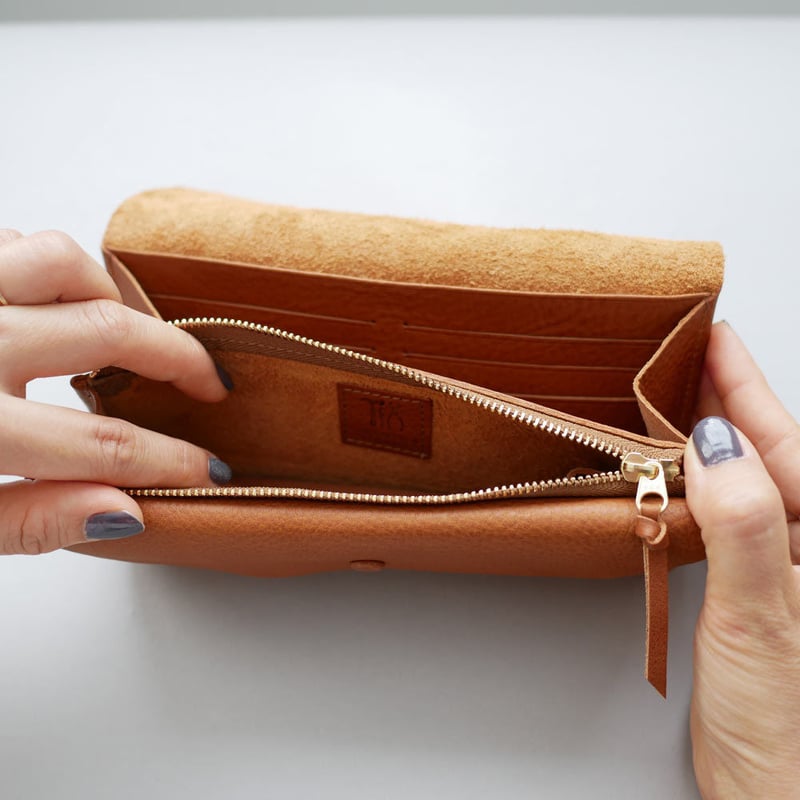 cinq サンク 長財布 本革 ブラック