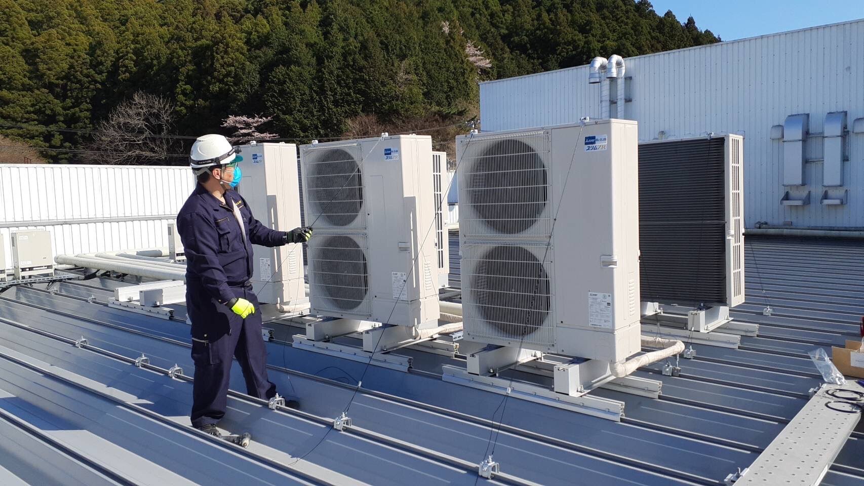 室外機 ワイヤー固定TikTok