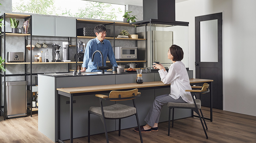 LIXILキッチン 憧れキッチンリシェル採用！LIXIL甲府ショールーム