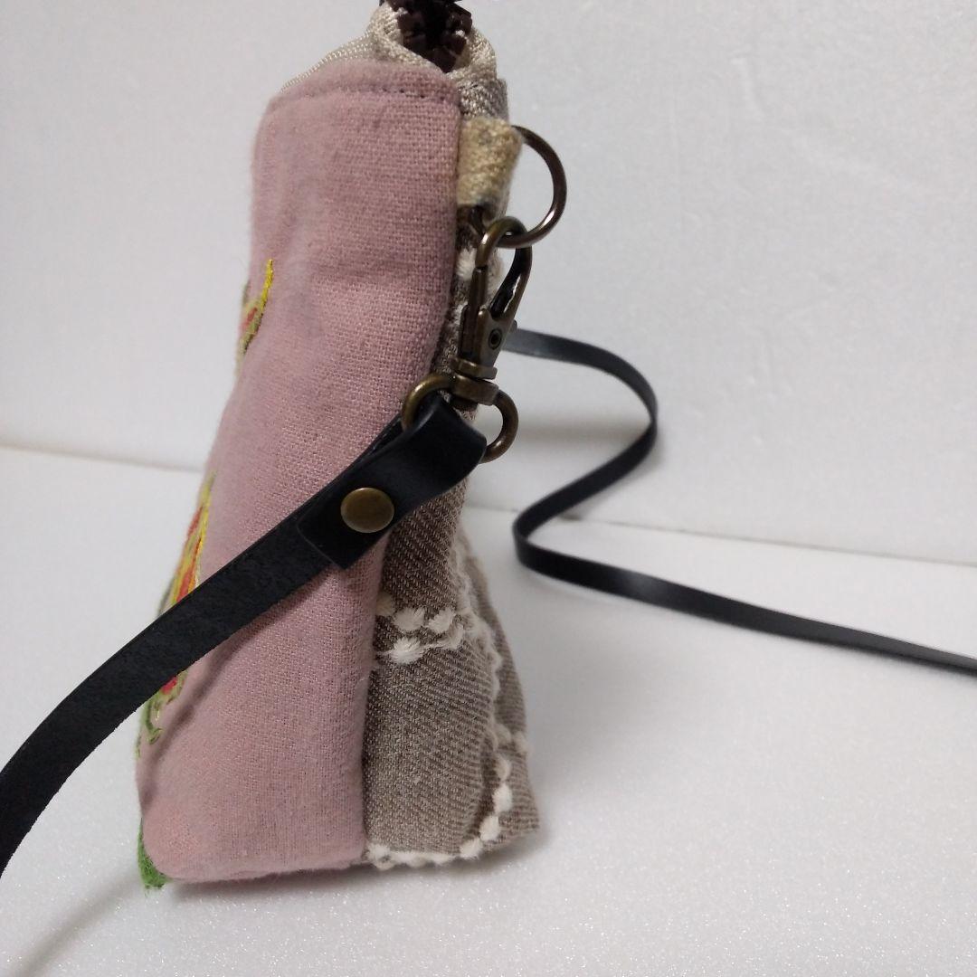 ショルダーバッグ•ハンドメイド•ポシェット•サコッシュ•キューピーちゃん ショルダーバッグ•ハンドメイド•