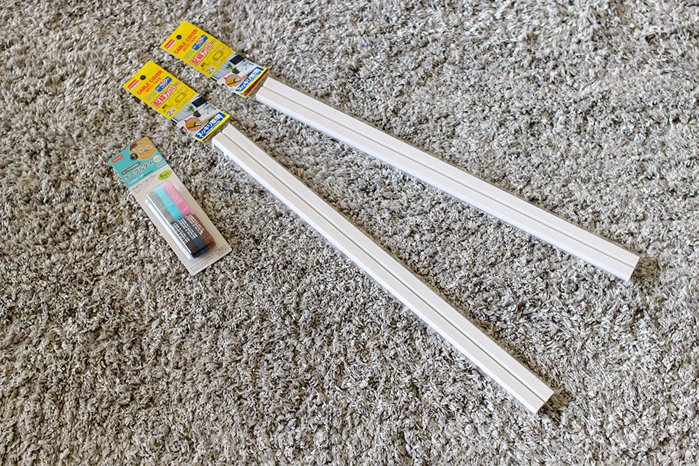 配線カバー ミニ、３０ｃｍ、３本入り、ブラウン・木目調アソート-100均 通販 ダイソーオンラインショップ 公式