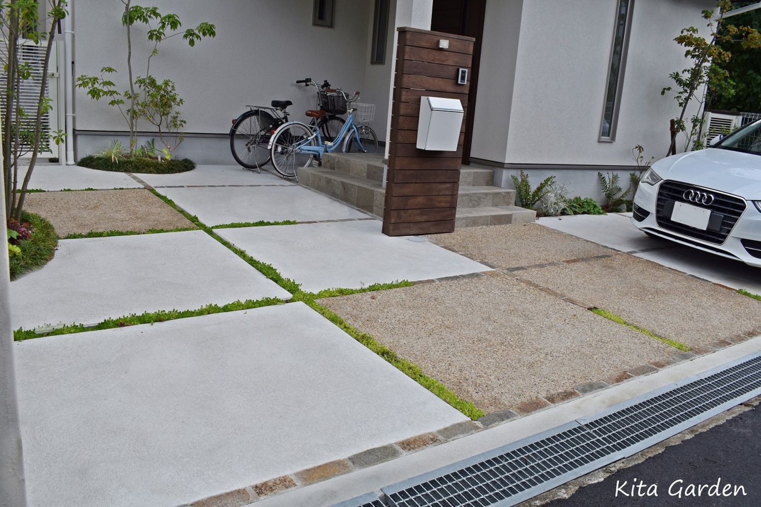 レンガチップ敷き駐車場① - 最新情報とブログ