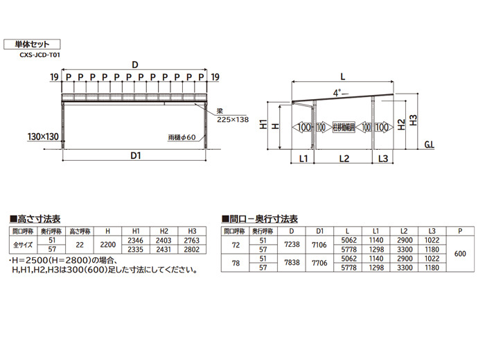 正規 三協アルミ木製調 ダブルフェース 側面支持2台用 カーポートを値引50%工事販売