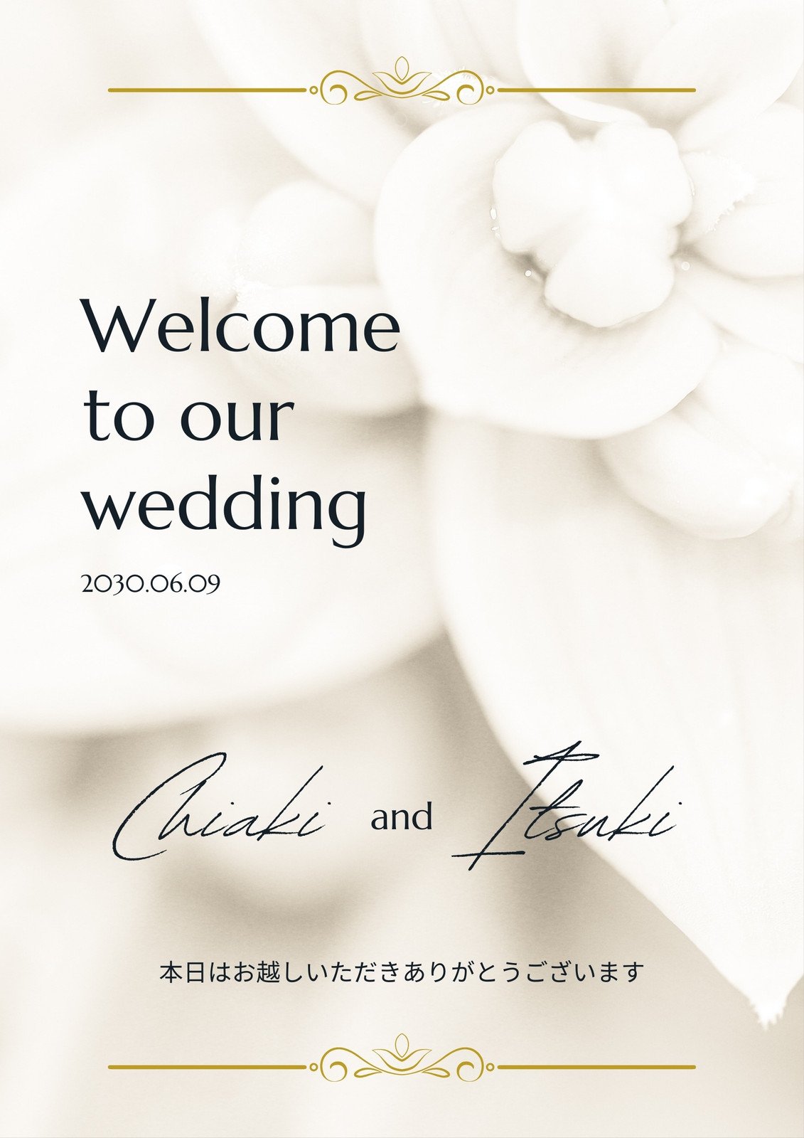 感謝の気持ちが伝わるウェルカムボードで人気の英語フレーズを一挙紹介！似顔絵グラフィックス