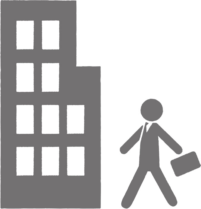 上司女性会社 - ピクトグラムフリーイラスト素材