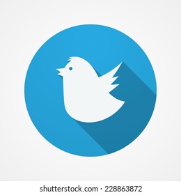 ツイッター 鳥 フリー素材329 無料写真