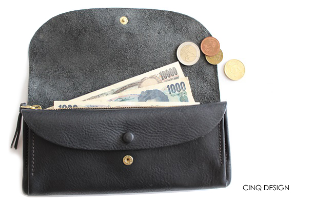 Amazonサンク長財布 ユニセックス ONE ダークブラウン財布