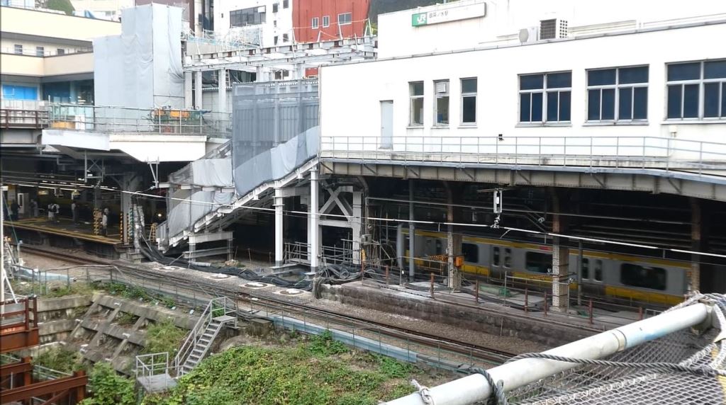 聖橋口改札側が大きく変化してた、「御茶ノ水駅改良工事」の様子 2020年10月18日撮影 - 再開発調査兵団