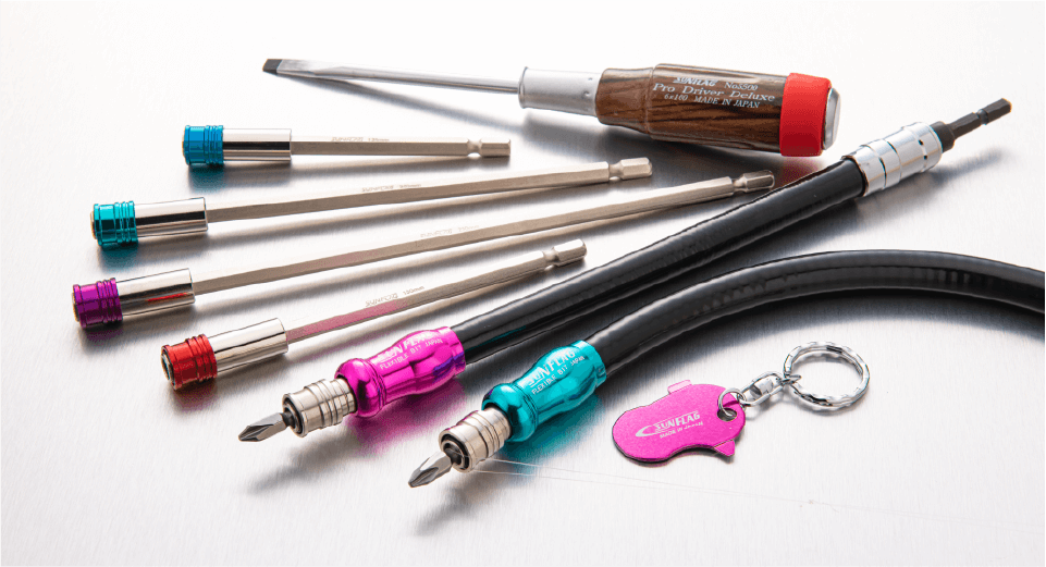 サンフラッグ株式会社信頼のブランド。「プロの工具」をお届けすることを使命といたしております