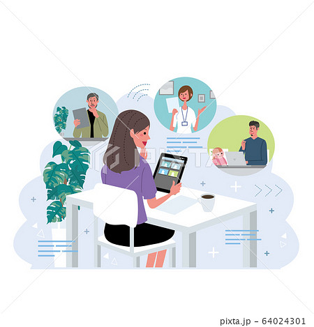 51,700点を超えるテレワークのイラスト素材、ロイヤリティフリーのベクター素材グラフィックスとクリップアート - iStock在宅勤務,オフィス, テレビ 会議