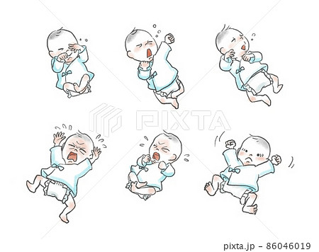 モロー反射とは？いつまで？原因と寝ないときの対処法