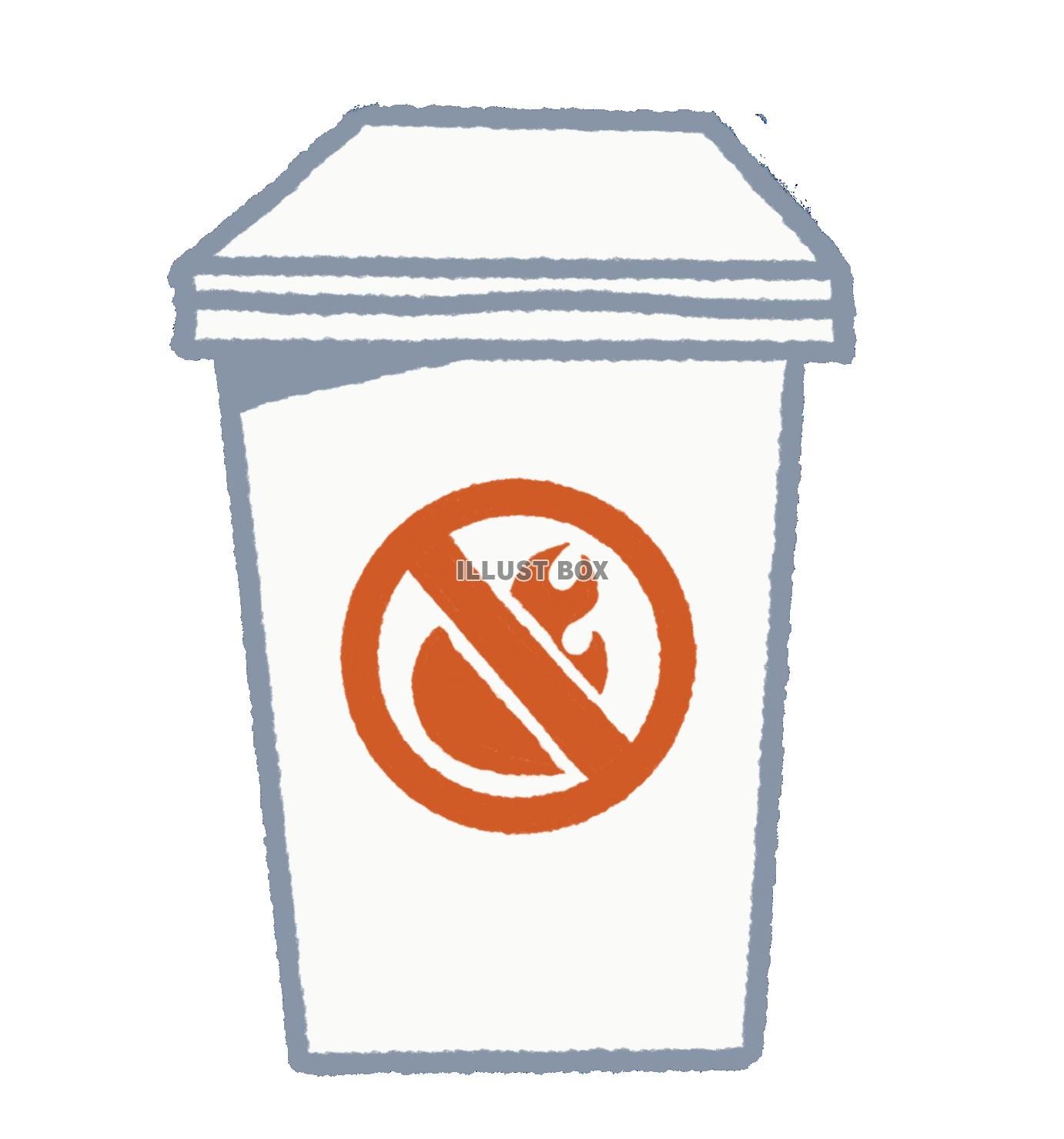 ゴミ分別ステッカーセット ゴミ箱用ラベル 燃えるゴミ・燃えないゴミ・ビン・カン・ペットボトル・プラスチック 6枚セット 50x60mm -RadiantSticker