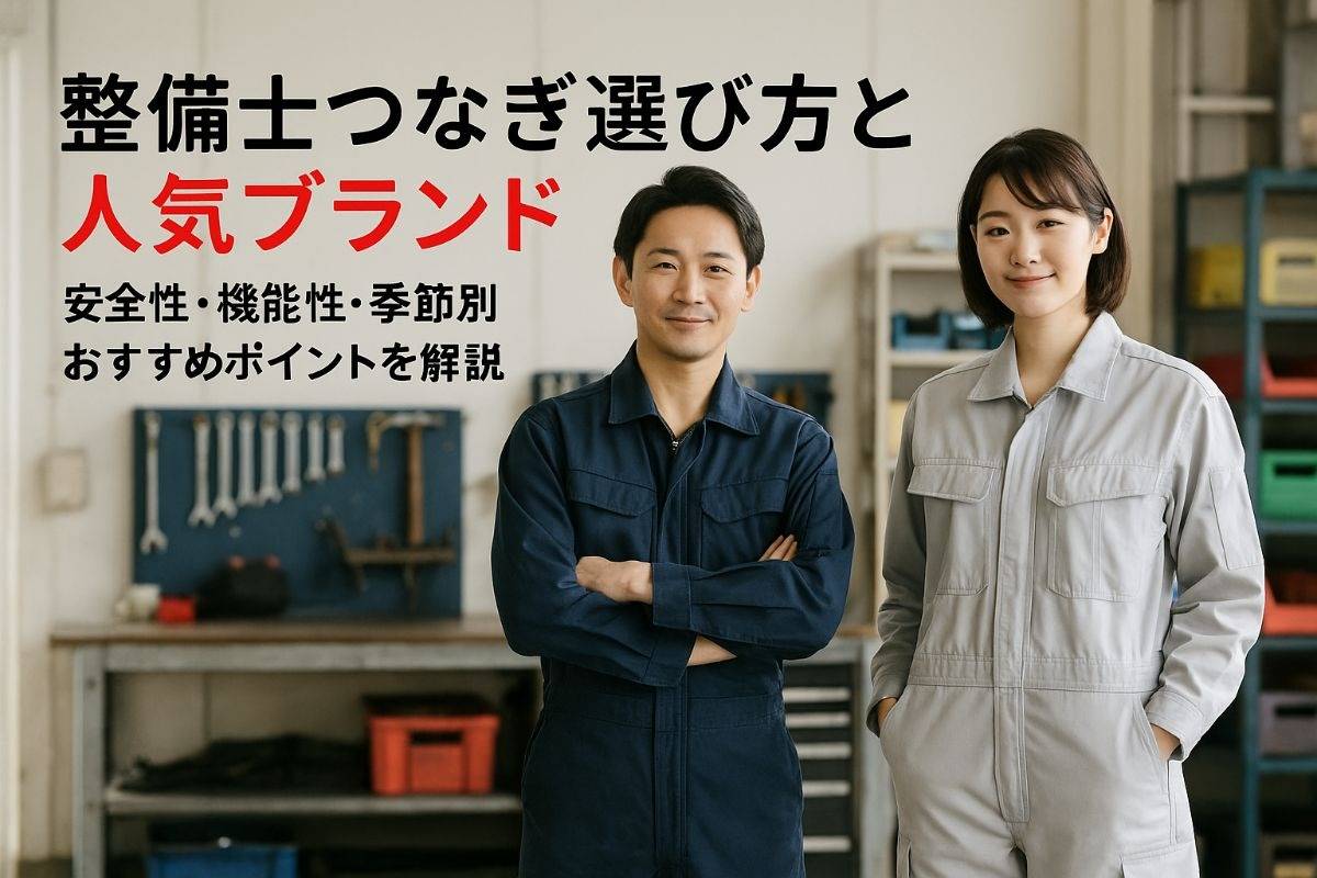 作業用つなぎの選び方！失敗しないポイント&人気商品７選！ワークマガジン作業着・作業服の情報誌