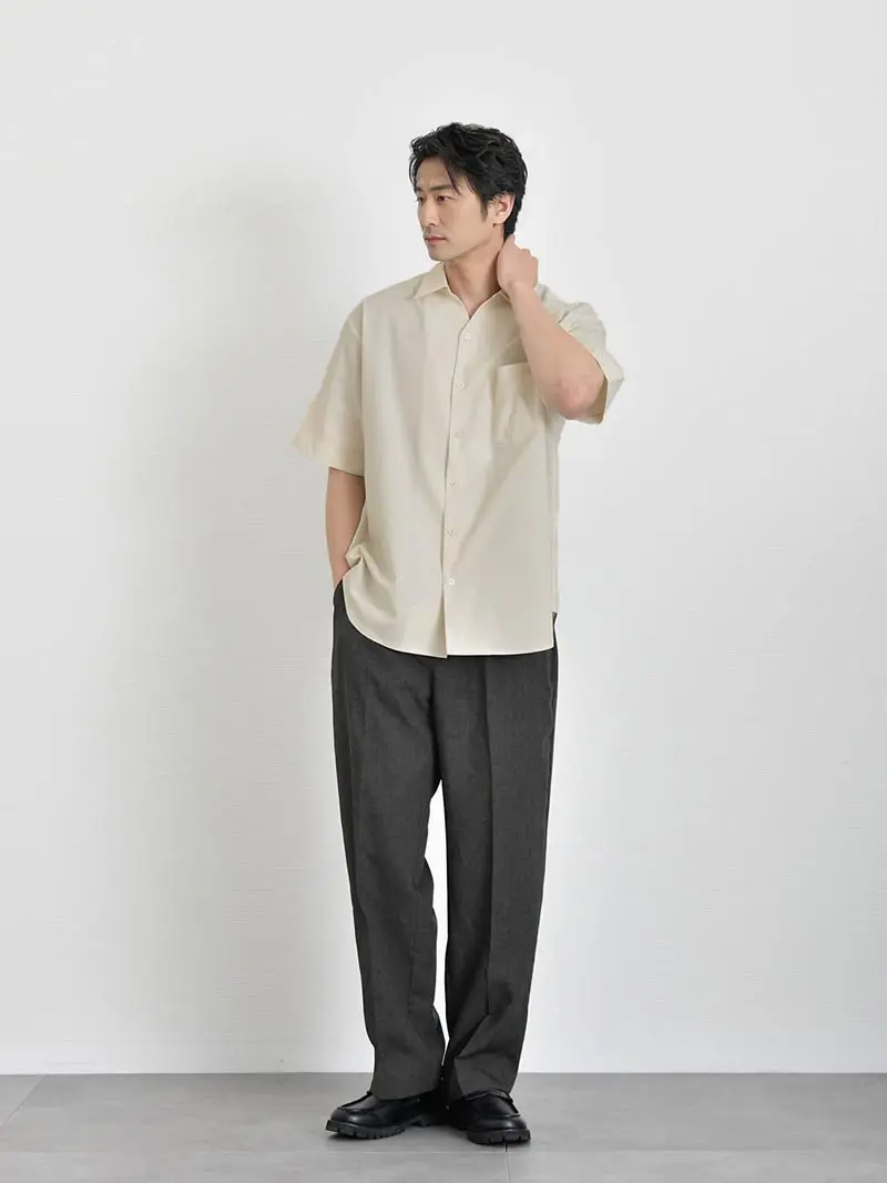 夏の新作カジュアルスタイルシャツスカート4 お仕事服に悩む20代女性