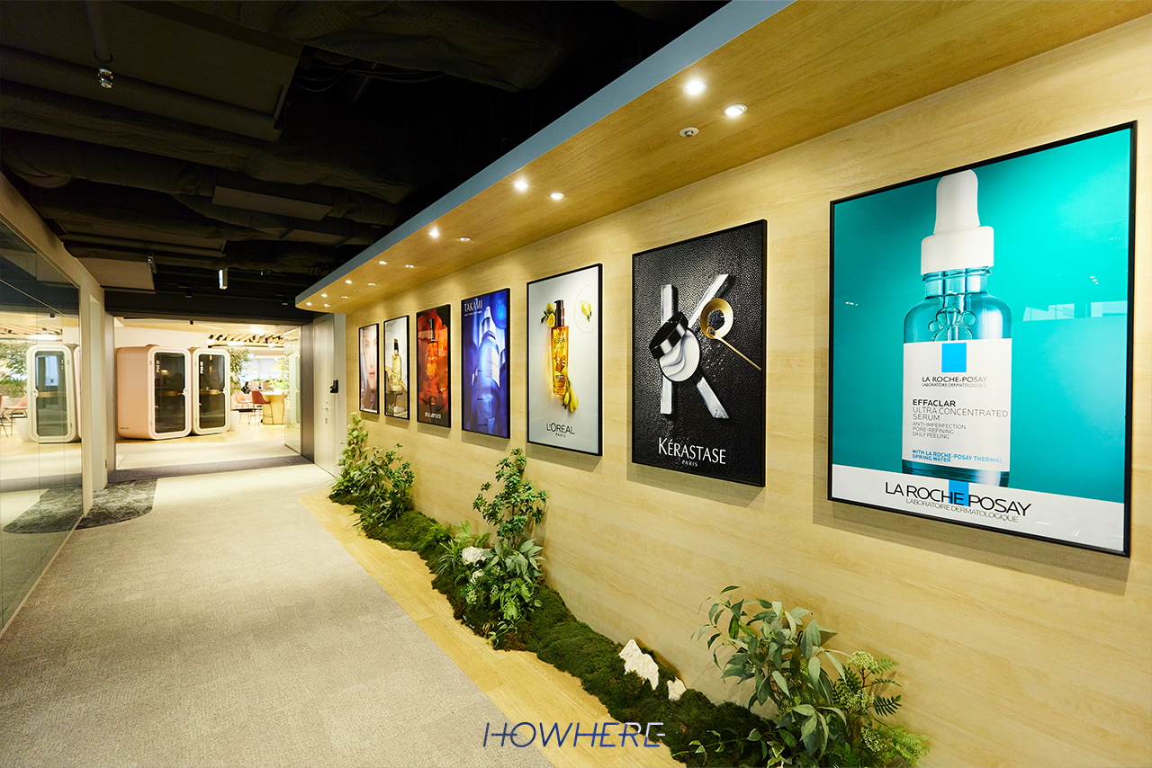 日本ロレアル本社オフィス 「ビューティーバレー」 - 業務用家具・店舗用家具のアダル