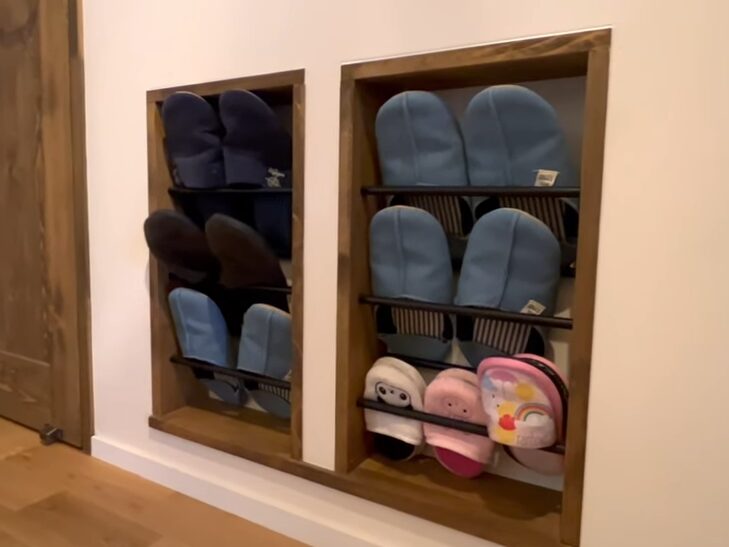 スリッパBOX オープンタイプ ニッチ収納 埋込収納棚 幅37.5cm 高さ85cm MA-NSL370BMARGIN CABINET EC