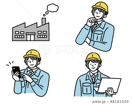 工場の生産プロセスのインフォグラフィックイラスト素材透過、PNGフリー画像ダウンロード - Pngtree