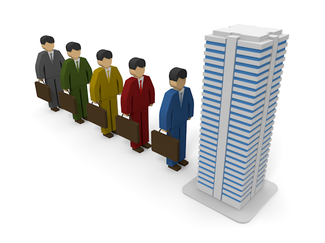 転職、キャリアアップのイラストイメージ Stock VectorAdobe Stock