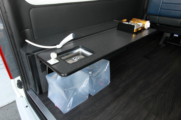 軽キャンピングカーギャレーキット製作で車中泊 PキャンFFヒーター発電機Jagd Field