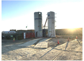 セメントサイロ看板張り替えサカモト