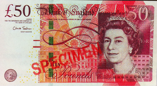 計算機科学の父」アラン・チューリングを採用したイギリス50ポンド紙幣の新デザインが発表される - GIGAZINE